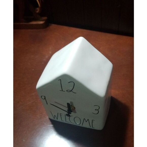 Rae Dunn WELCOME Clock - Picture 2 of 3